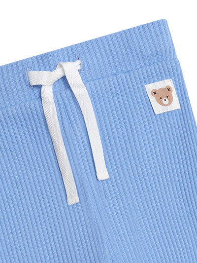 Huxbaby - Blue Rib Leggings - HB6143S25 Leggings Huxbaby 