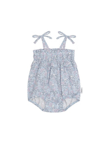 Huxbaby - Bluebell Floral Bubble Onesie - HB0214S24