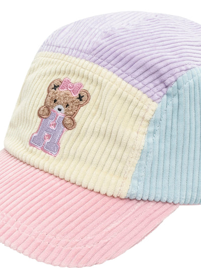 Huxbaby - Blush Colour Block Cord Cap - HB8190W25 Caps Huxbaby 