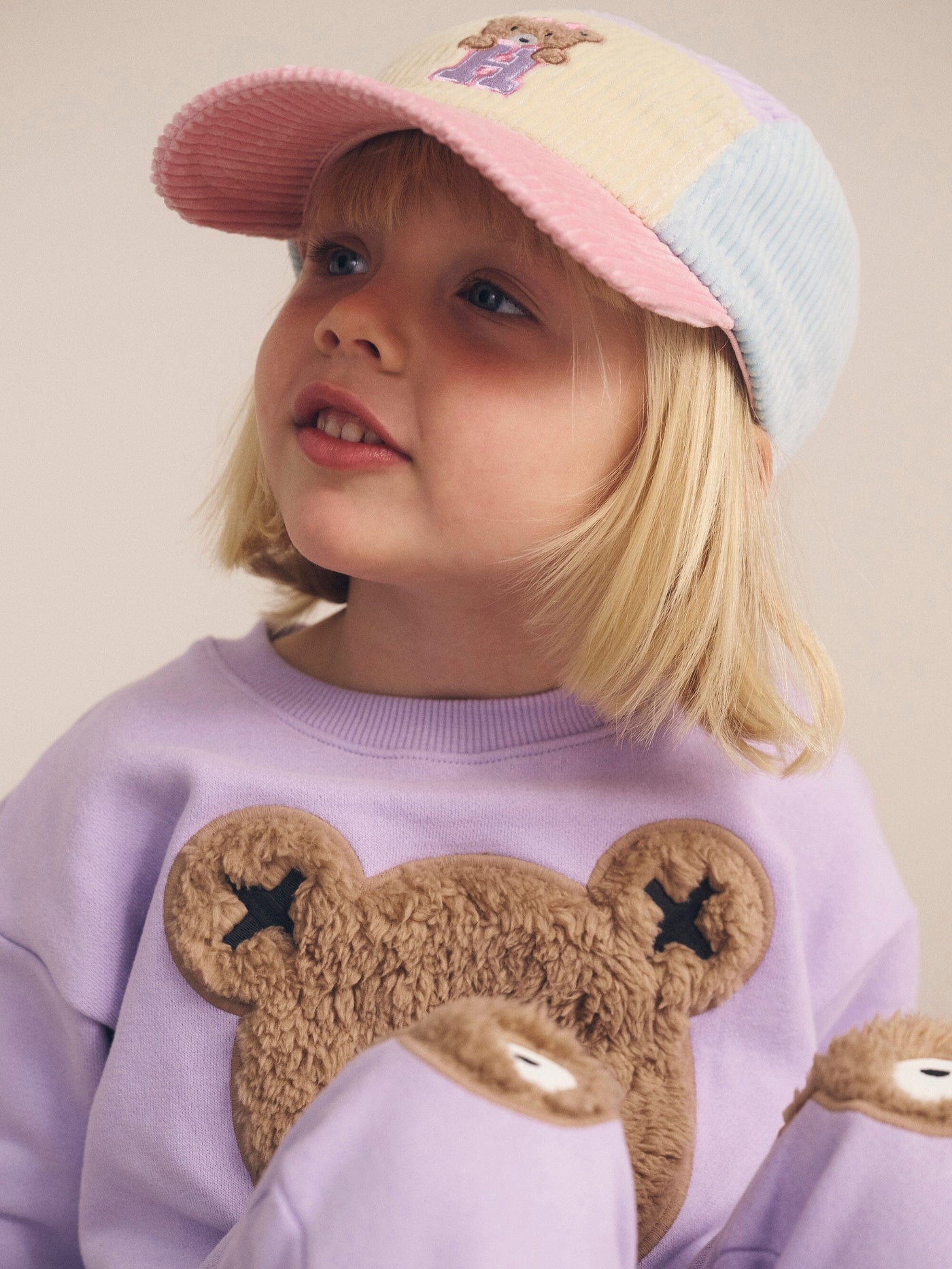 Huxbaby - Blush Colour Block Cord Cap - HB8190W25 Caps Huxbaby 