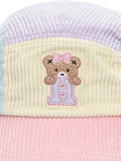 Huxbaby - Blush Colour Block Cord Cap - HB8190W25 Caps Huxbaby 