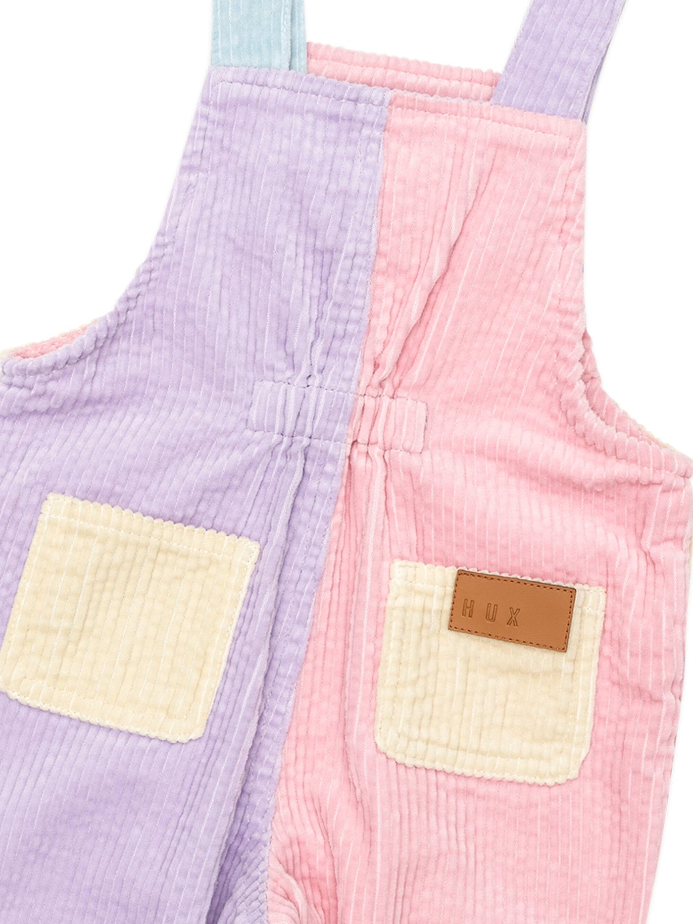 Huxbaby - Blush Colour Block Overall - HB0192W25 Overalls Huxbaby 