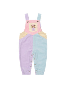 Huxbaby - Blush Colour Block Overall - HB0192W25