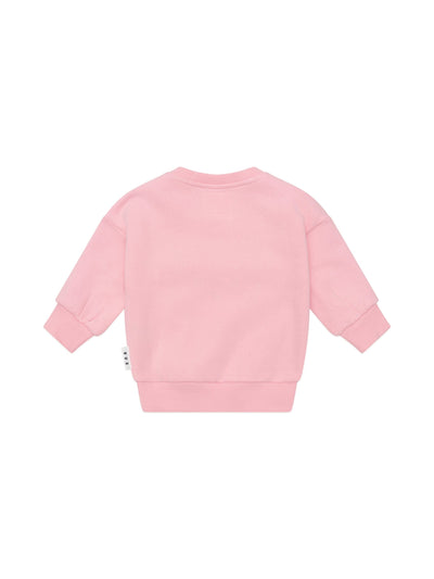 Huxbaby - Blush Furry Huxbear Sweatshirt - HB3254W25 Jumper Huxbaby 