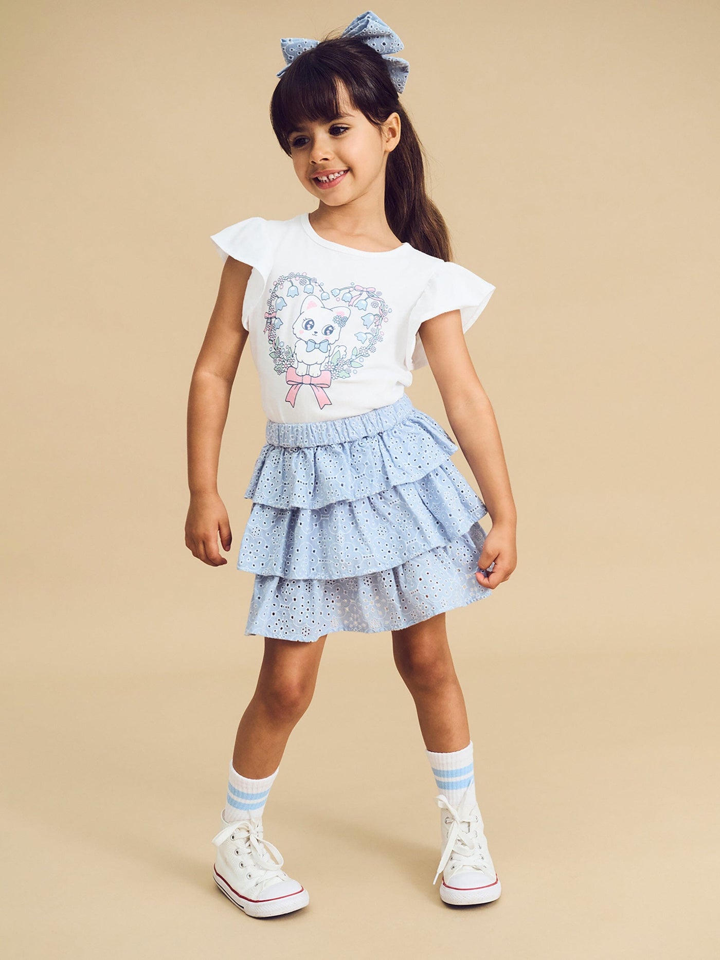 Huxbaby - Broderie Frill Skirt - HB1227S24 Skirts Huxbaby 