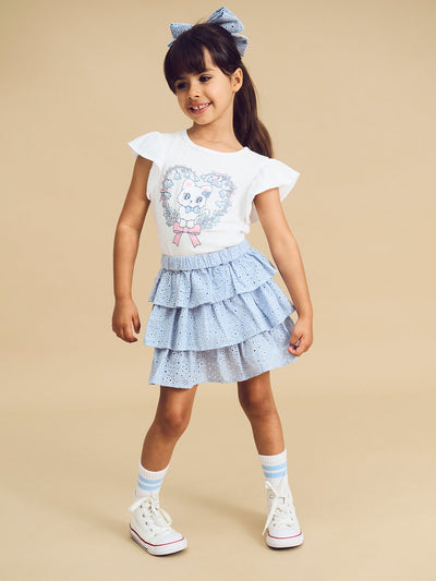 Huxbaby - Broderie Frill Skirt - HB1227S24 Skirts Huxbaby 