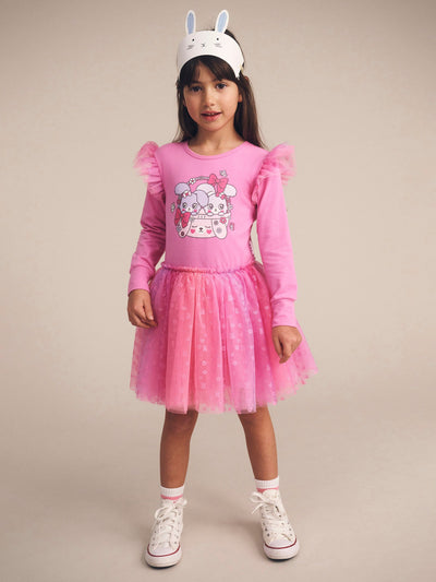 Huxbaby - Bunny Basket Ballet Dress - HB1231W25 Tutu Dress Huxbaby 