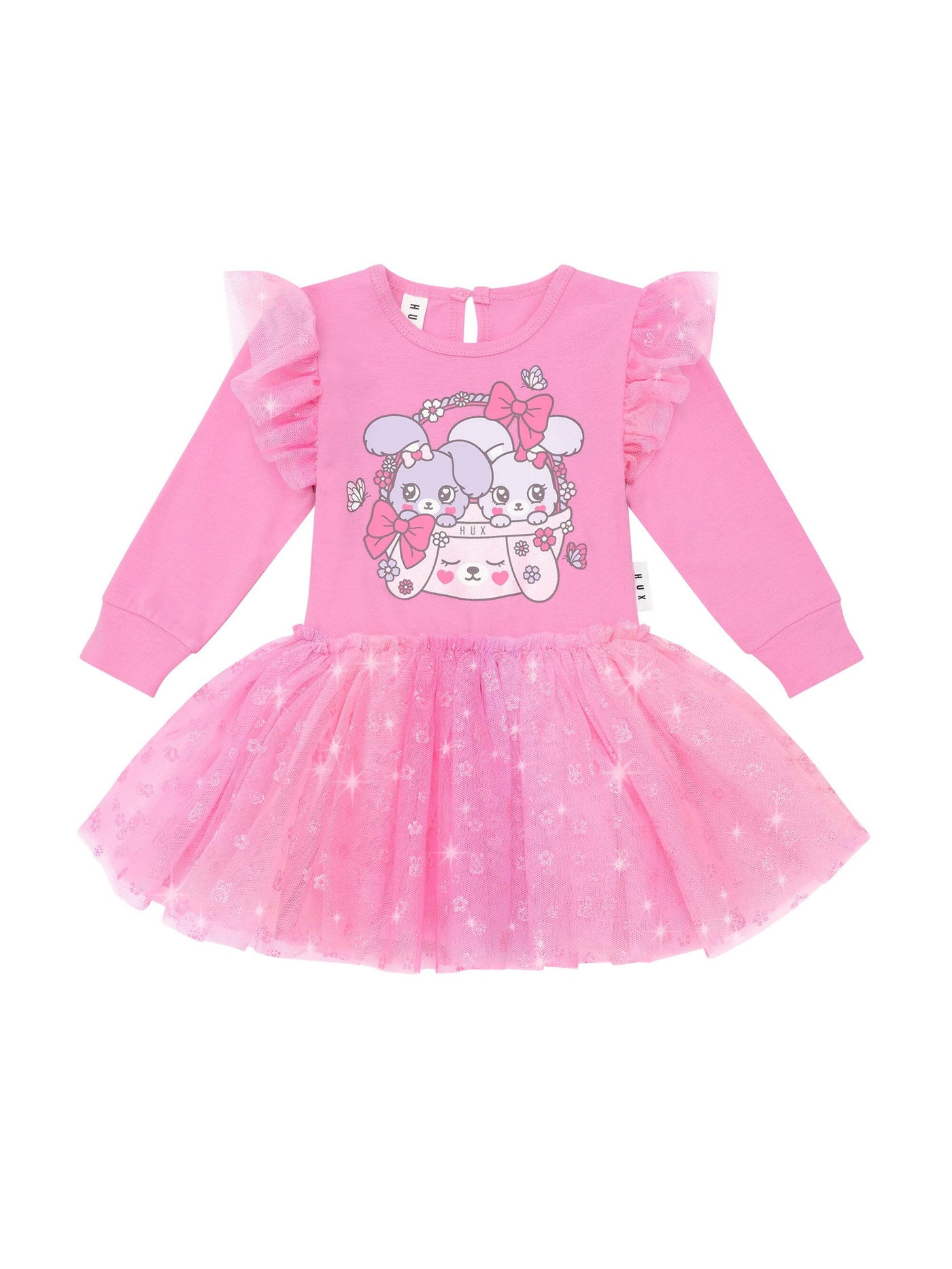 Huxbaby - Bunny Basket Ballet Dress - HB1231W25 Tutu Dress Huxbaby 