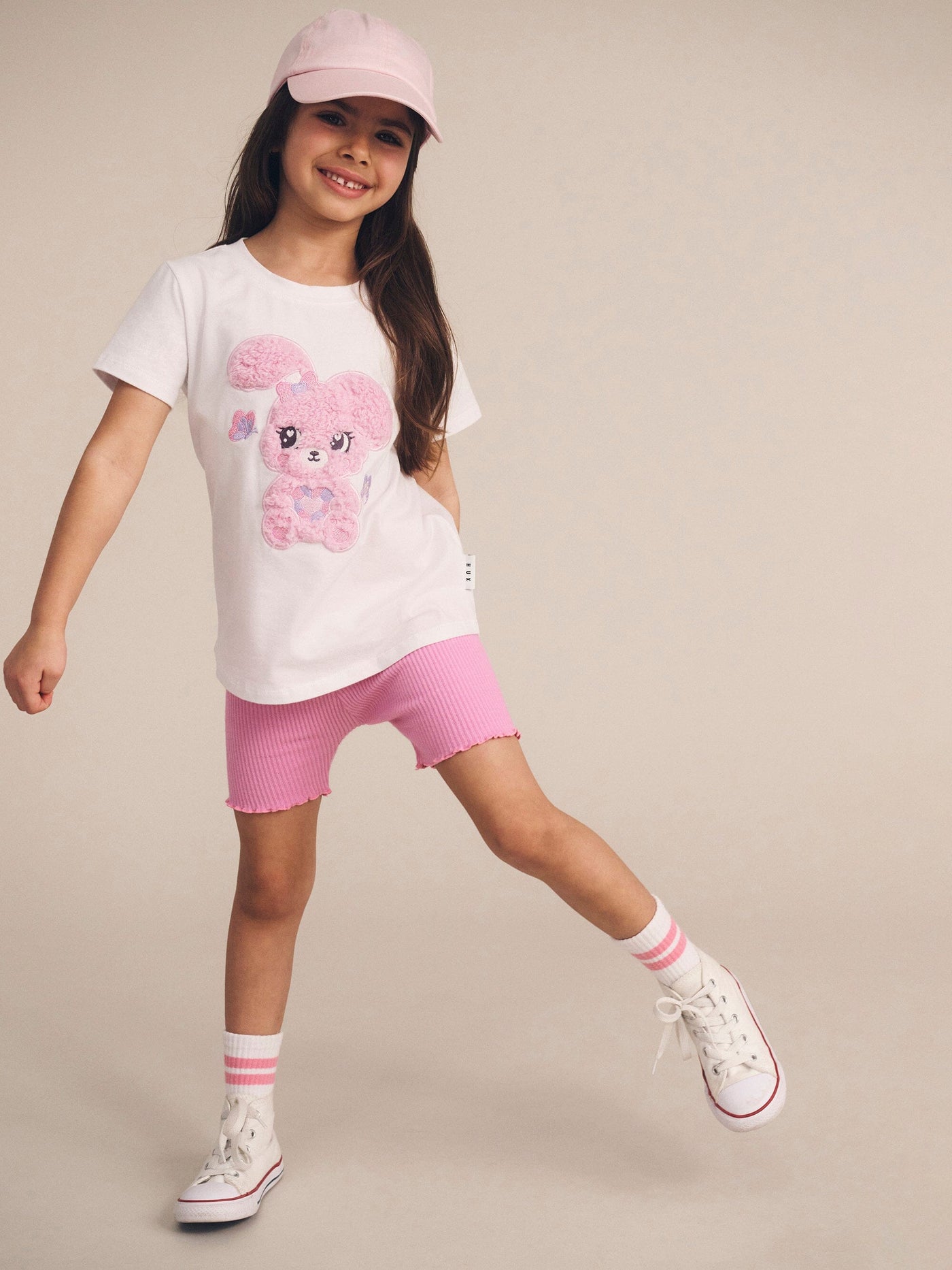 Huxbaby - Bunny Gem T-Shirt - HB2241W25 Short Sleeve T-Shirt Huxbaby 