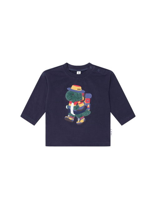 Huxbaby - Camping Dino Drop Sleeve Top