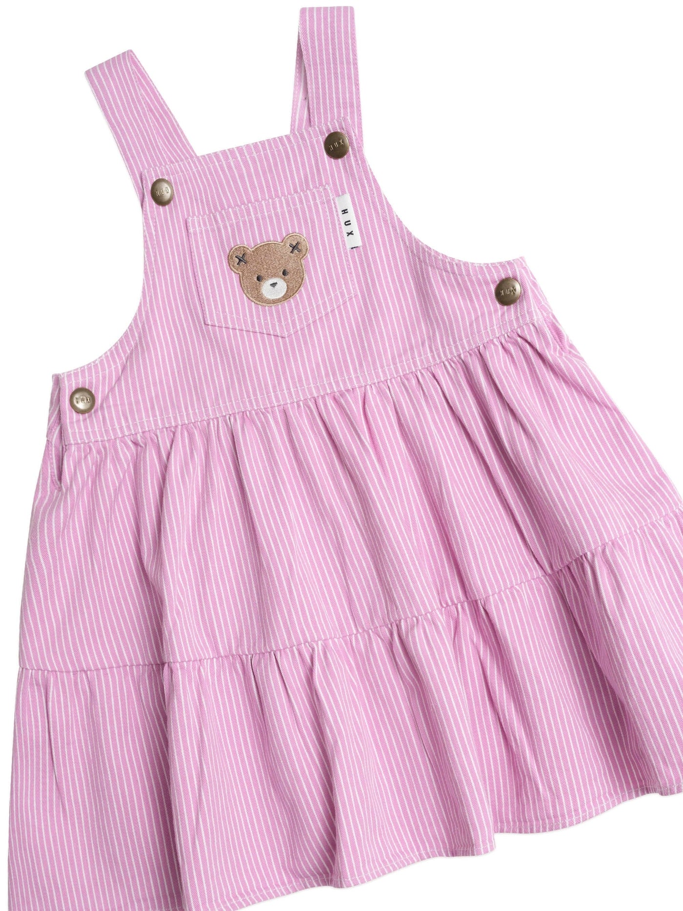 Huxbaby - Candy Stripe Pinafore Dress - HB1396S25 Sleeveless Dress Huxbaby 