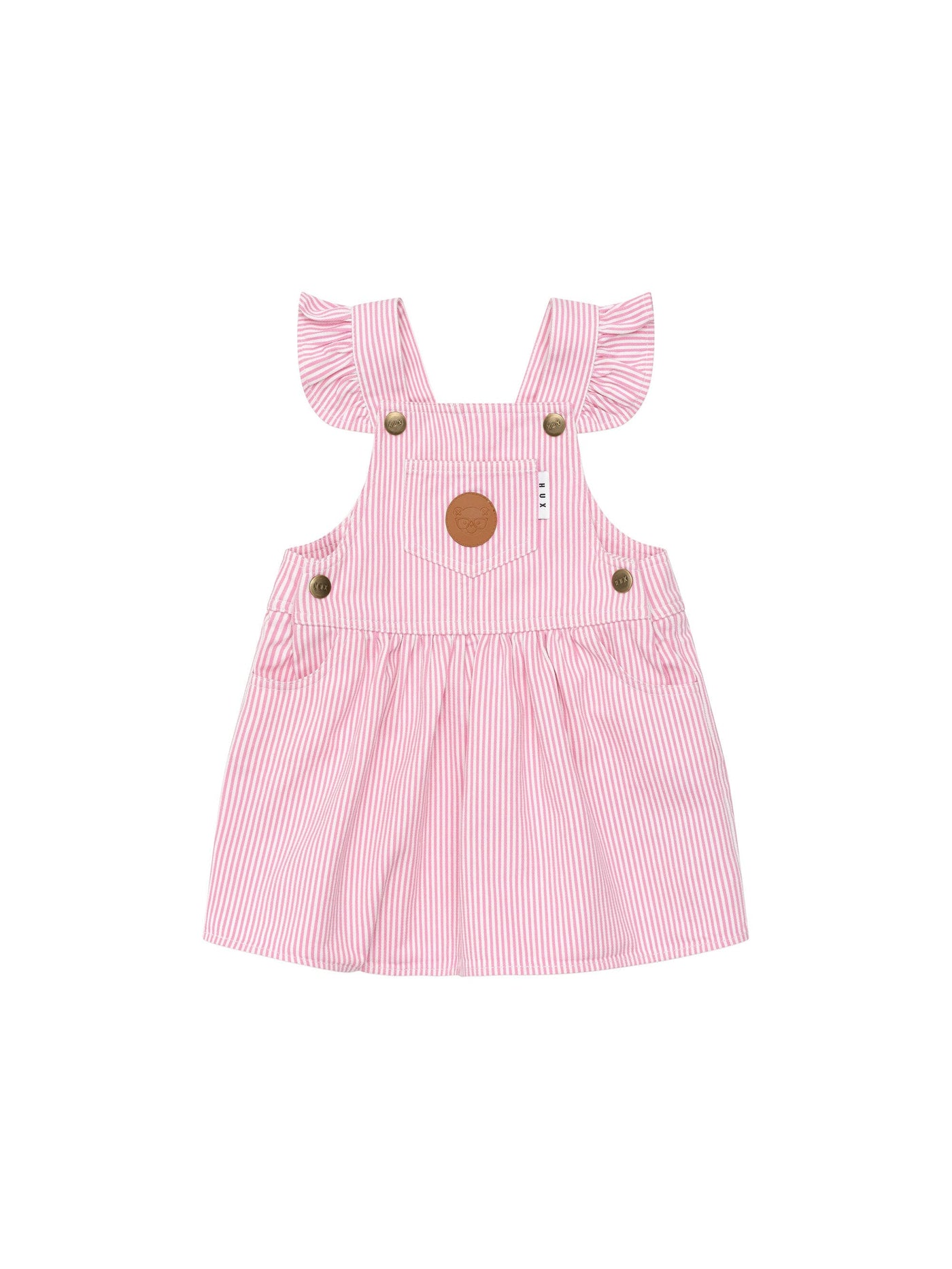 Huxbaby - Candy Stripe Pinafore - HB1163S24 Sleeveless Dress Huxbaby 