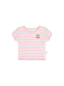 Huxbaby - Candy Stripe Rib Tee - HB2042S24