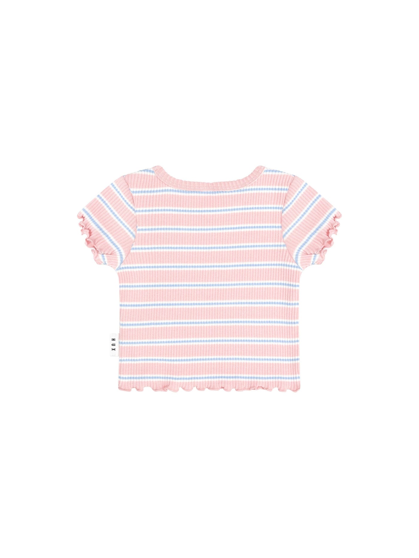 Huxbaby - Candy Stripe Rib Tee - HB2042S24 Short Sleeve T-Shirt Huxbaby 