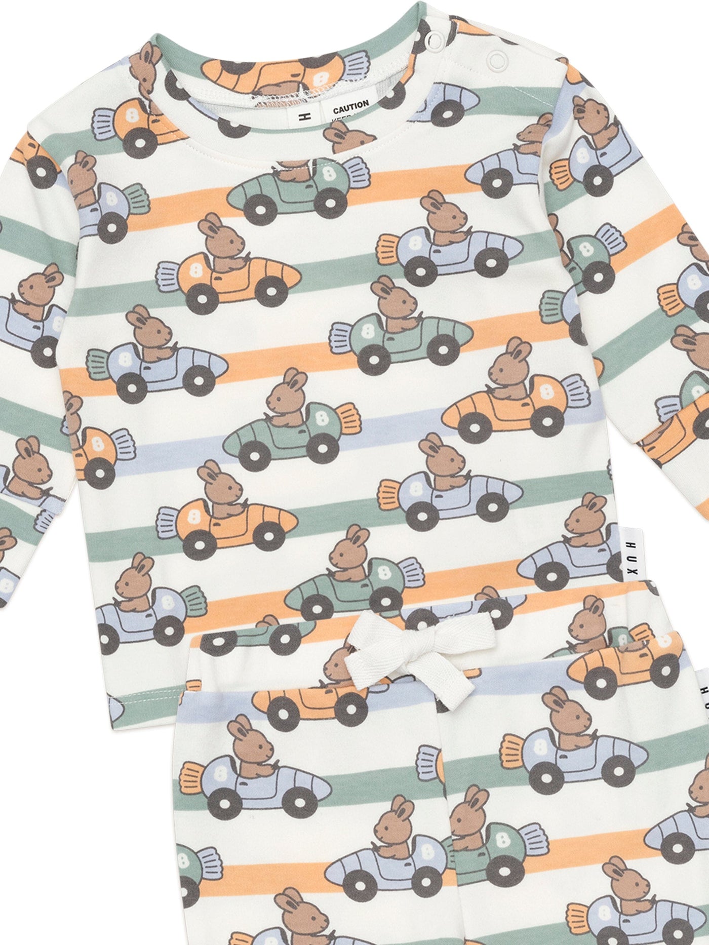 Huxbaby - Carrot Car Sleep Set - HB9133W25 Long Sleeve Pyjamas Huxbaby 