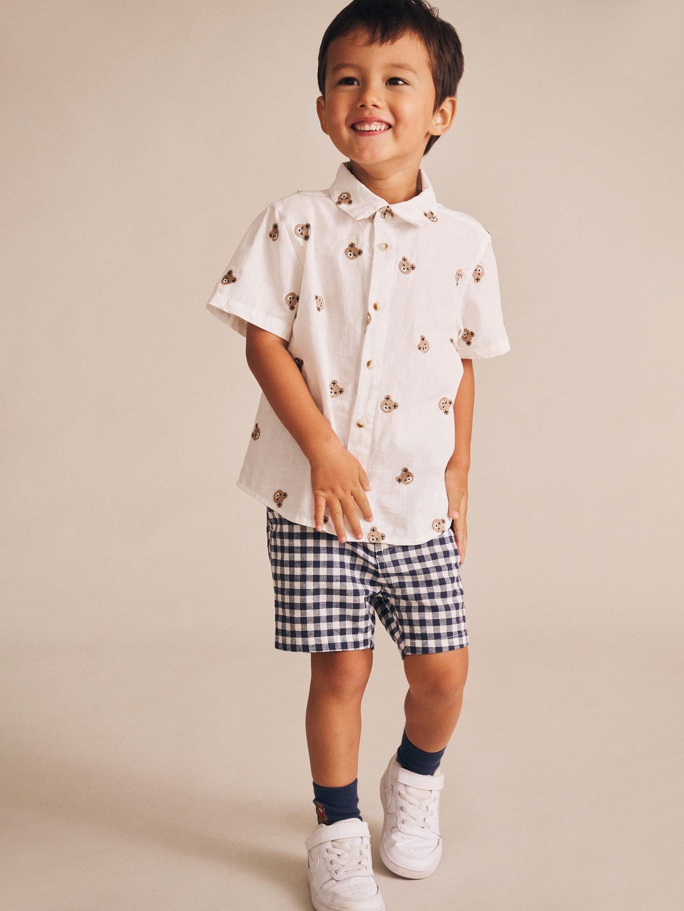 Huxbaby - Check Chino Shorts - HB6333S25 Shorts Huxbaby 