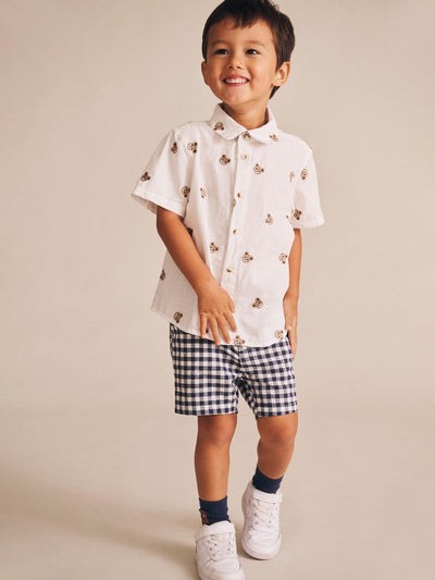 Huxbaby - Check Chino Shorts - HB6333S25 Shorts Huxbaby 
