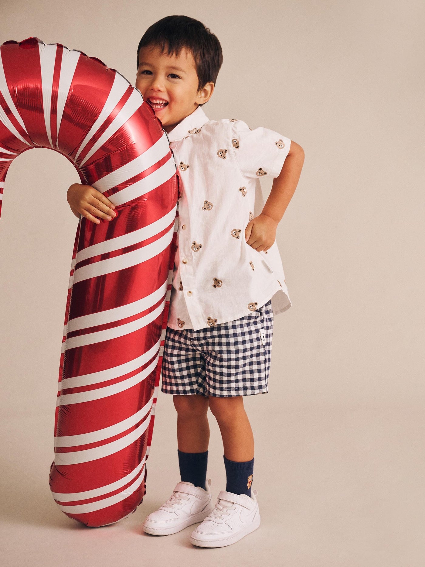 Huxbaby - Check Chino Shorts - HB6333S25 Shorts Huxbaby 