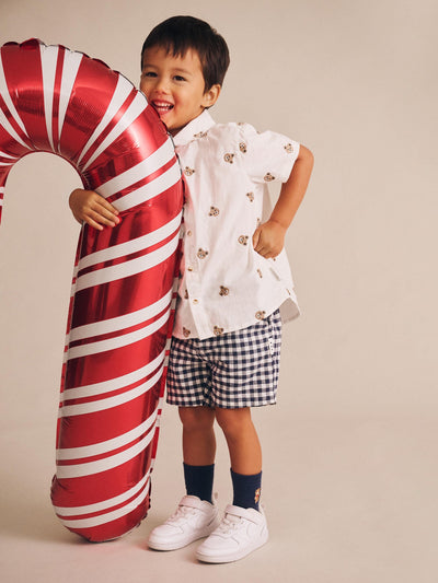 Huxbaby - Check Chino Shorts - HB6333S25 Shorts Huxbaby 