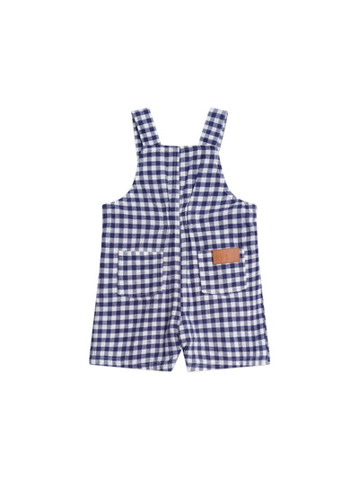 Huxbaby - Check Short Overalls - HB0321S25 Overalls Huxbaby 