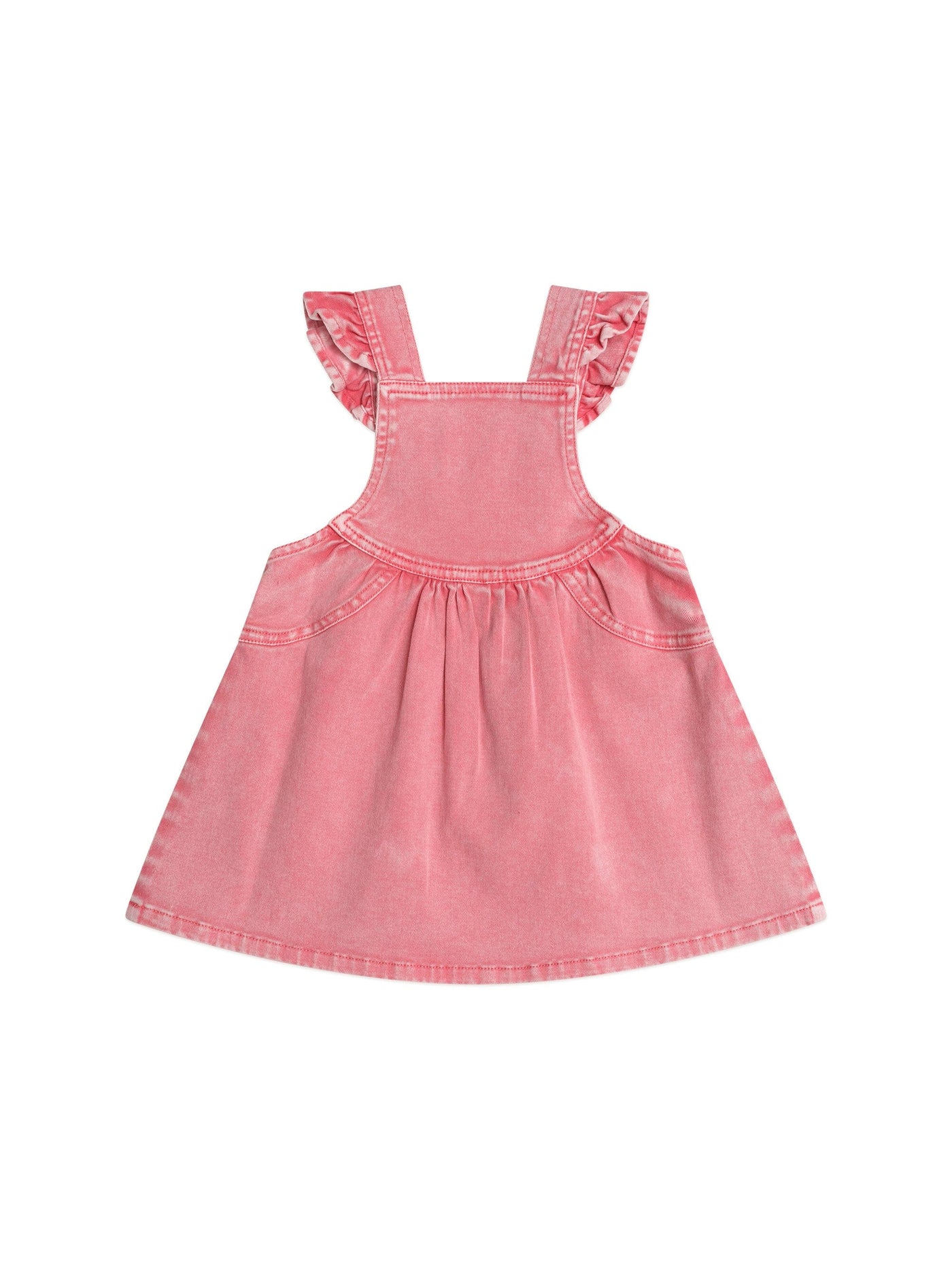 Huxbaby - Cherry Heart Vintage Pinafore Dress - HB1039S25 Sleeveless Dress Huxbaby 