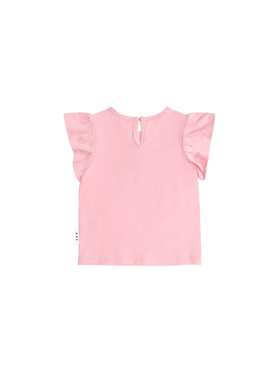 Huxbaby - Cherry Pie Frill Tee - HB2322S25 Short Sleeve T-Shirt Huxbaby 