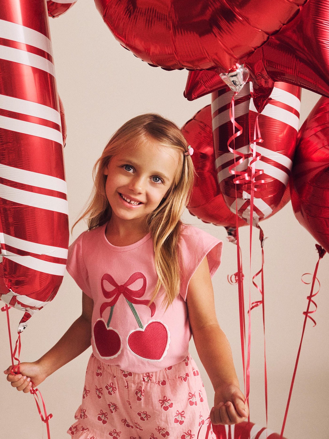 Huxbaby - Cherry Pie Frill Tee - HB2322S25 Short Sleeve T-Shirt Huxbaby 