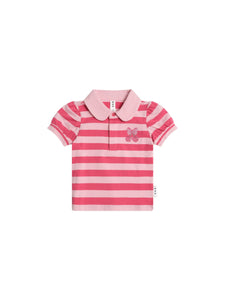 Huxbaby - Cherry Pie Puff Sleeve Polo Tee - HB2101S25