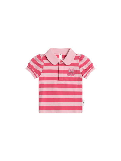 Huxbaby - Cherry Pie Puff Sleeve Polo Tee - HB2101S25 Short Sleeve Shirt Huxbaby 