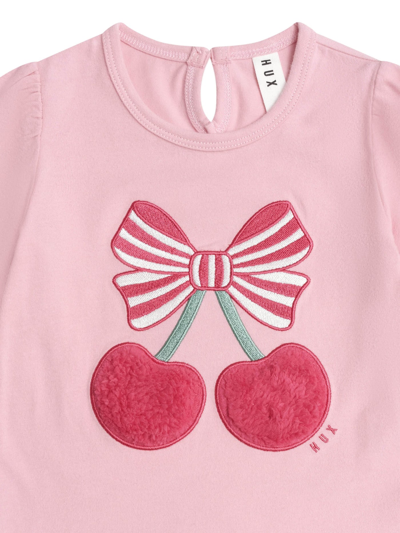 Huxbaby - Cherry Pie Puff Sleeve Top - HB2109S25 Long Sleeve Top Huxbaby 
