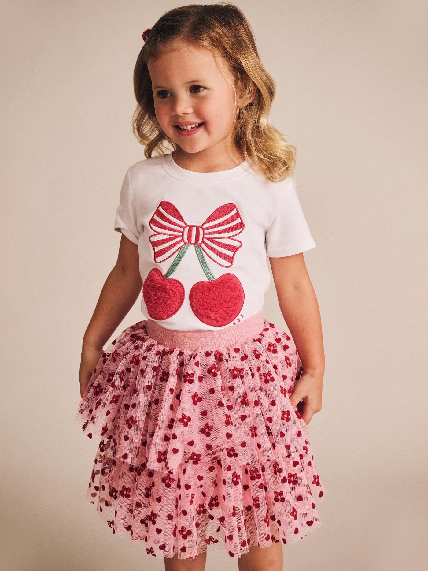 Huxbaby - Cherry Pie Tee - HB2097S25 Short Sleeve T-Shirt Huxbaby 