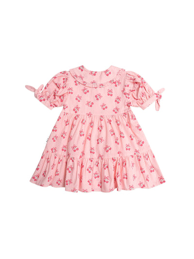 Huxbaby - Cherry Pie Tiered Smock Dress - HB1314S25 Short Sleeve Dress Huxbaby 