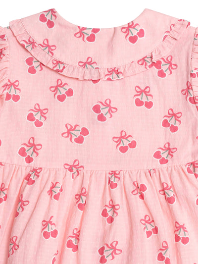 Huxbaby - Cherry Pie Tiered Smock Dress - HB1314S25 Short Sleeve Dress Huxbaby 