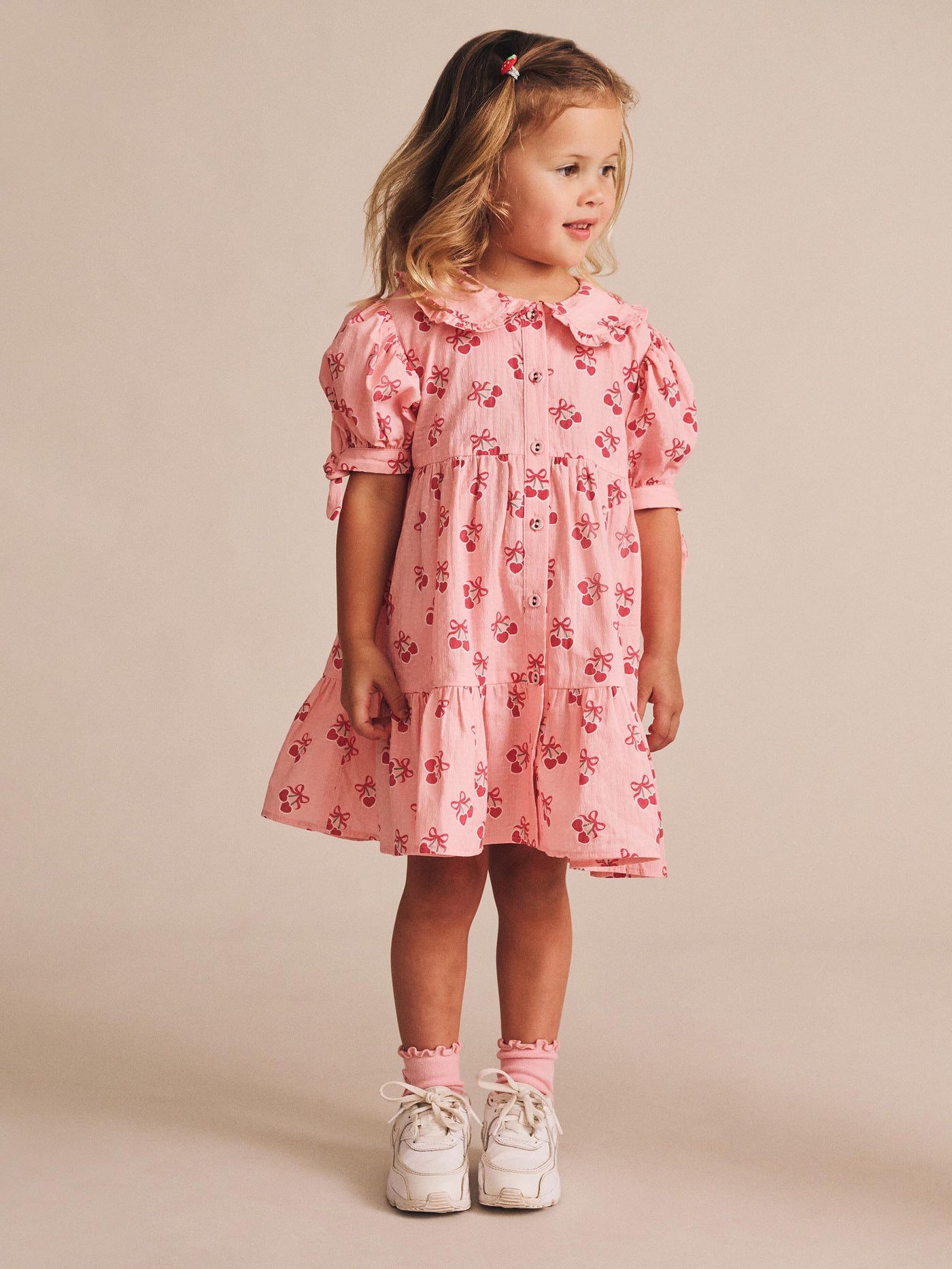 Huxbaby - Cherry Pie Tiered Smock Dress - HB1314S25 Short Sleeve Dress Huxbaby 