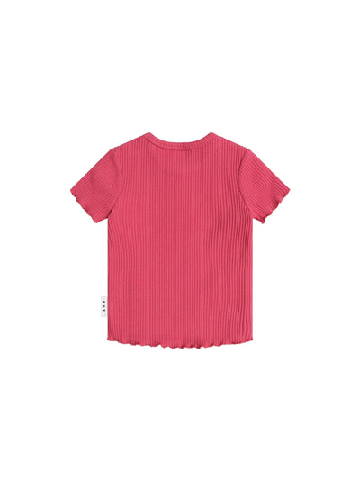 Huxbaby - Cherry Rib Tee - HB2092S25 Short Sleeve T-Shirt Huxbaby 