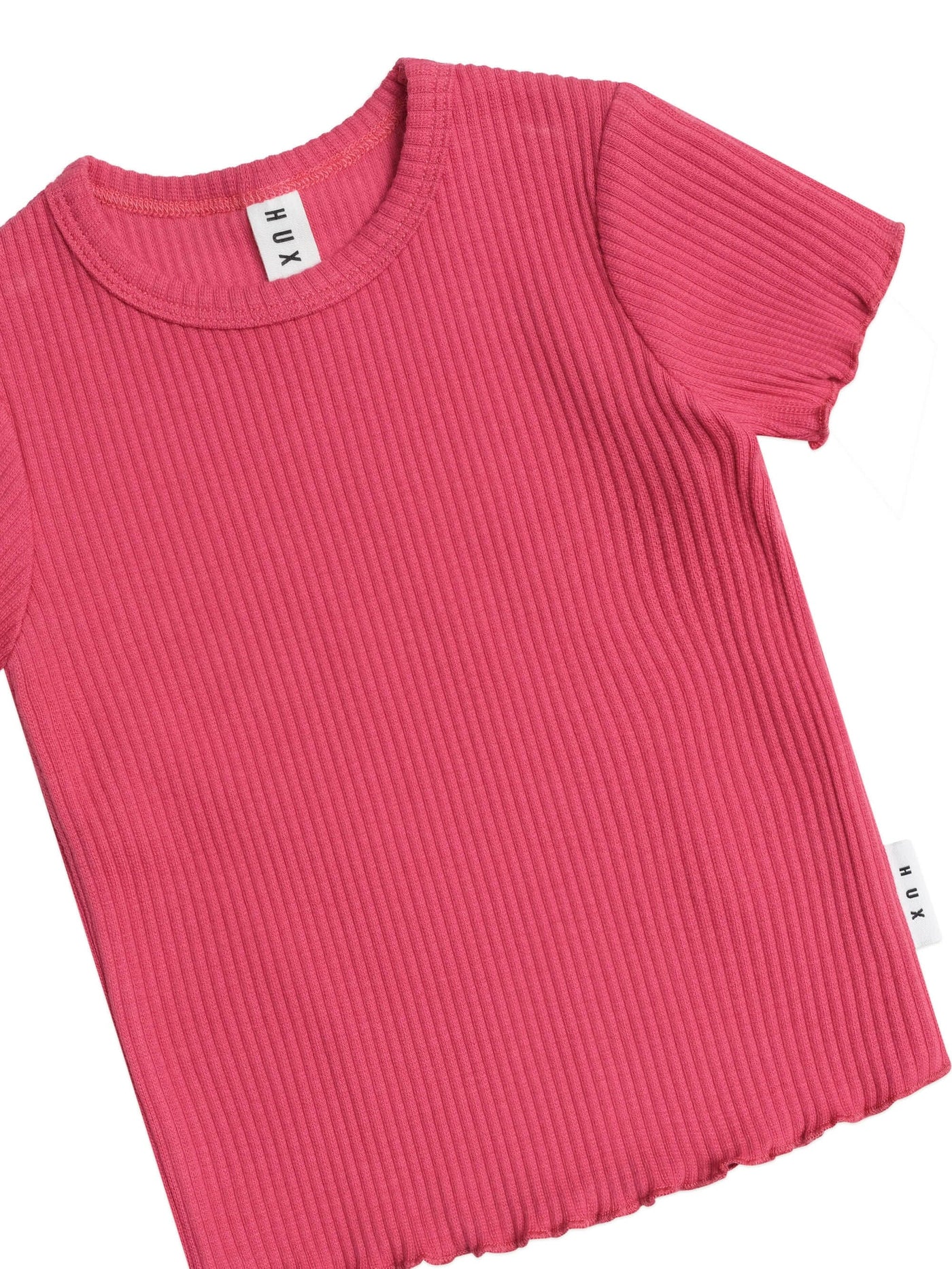 Huxbaby - Cherry Rib Tee - HB2092S25 Short Sleeve T-Shirt Huxbaby 