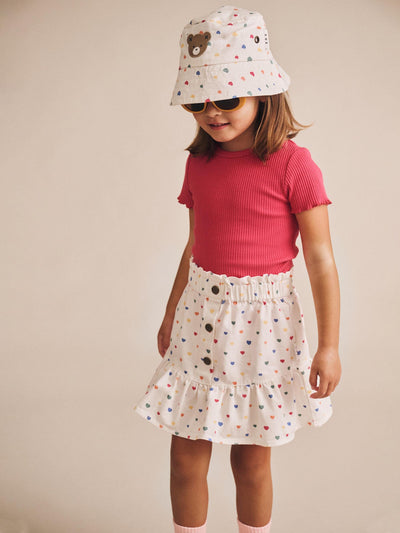 Huxbaby - Cherry Rib Tee - HB2092S25 Short Sleeve T-Shirt Huxbaby 