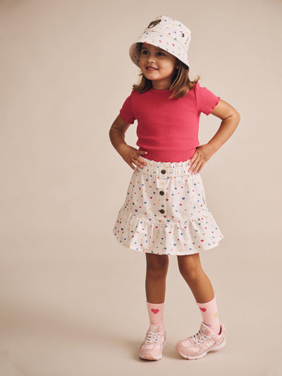 Huxbaby - Cherry Rib Tee - HB2092S25 Short Sleeve T-Shirt Huxbaby 