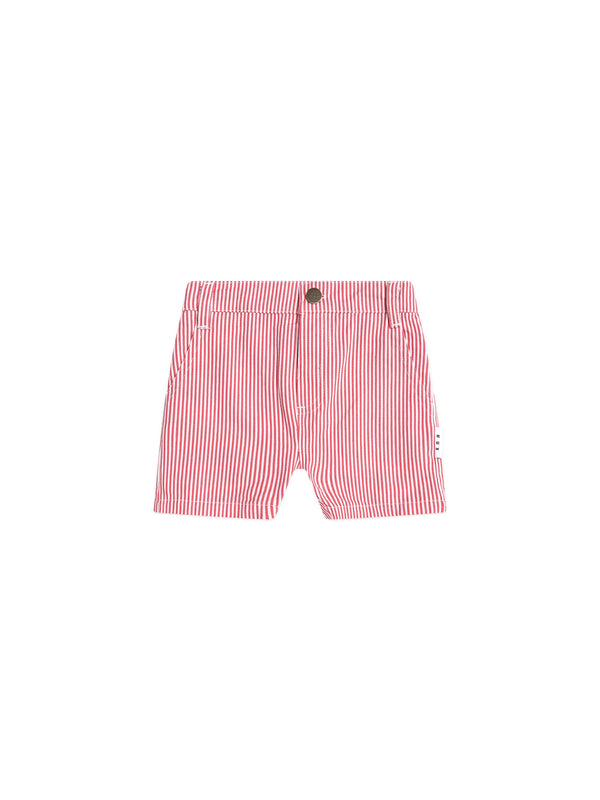Huxbaby - Chill Red Stripe Chino Shorts - HB6332S25 Shorts Huxbaby 