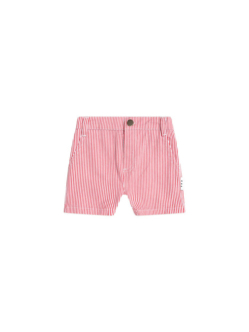 Huxbaby - Chill Red Stripe Chino Shorts - HB6332S25