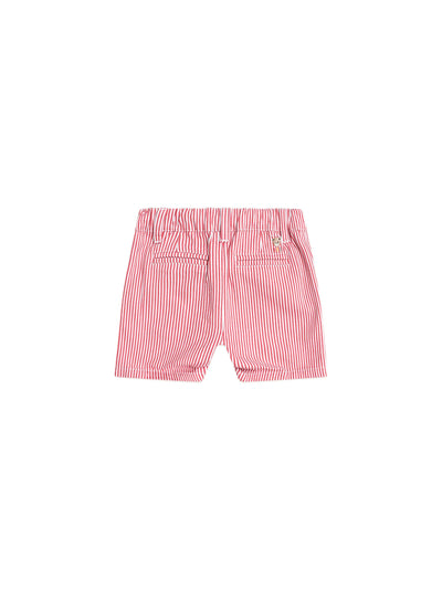 Huxbaby - Chill Red Stripe Chino Shorts - HB6332S25 Shorts Huxbaby 