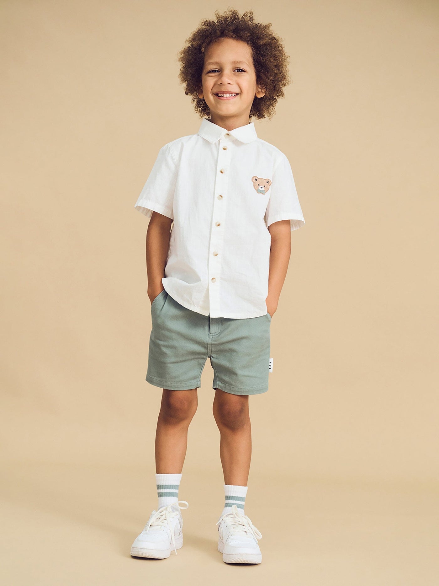 Huxbaby - Chino Short Sage - HB6296S24 Shorts Huxbaby 