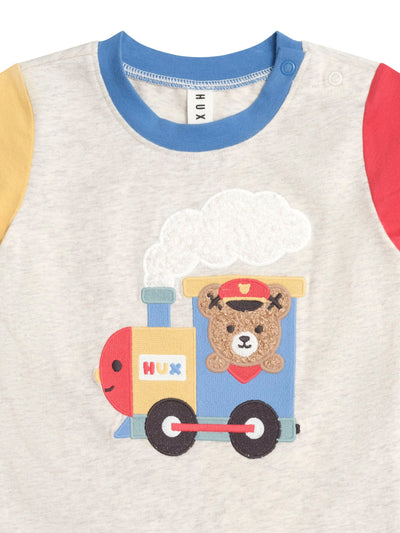 Huxbaby - Choo Choo Hux Tee - HB2118S25 Short Sleeve T-Shirt Huxbaby 