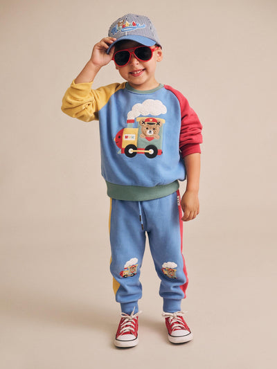 Huxbaby - Choo Choo Huxbear Sweatshirt - HB3085S25 Jumper Huxbaby 