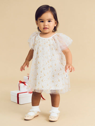 Huxbaby - Christmas Reindeer Tulle Dress - HB1305S24 Tutu Dress Huxbaby 