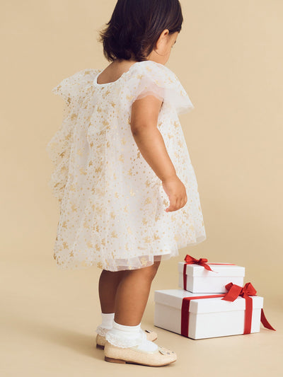 Huxbaby - Christmas Reindeer Tulle Dress - HB1305S24 Tutu Dress Huxbaby 