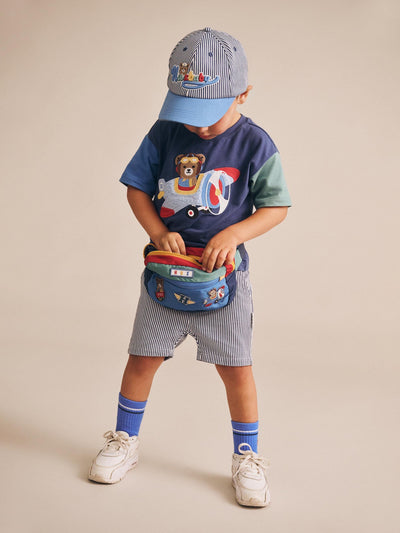 Huxbaby - Classic Stripe Chino Shorts - HB6157S25 Shorts Huxbaby 