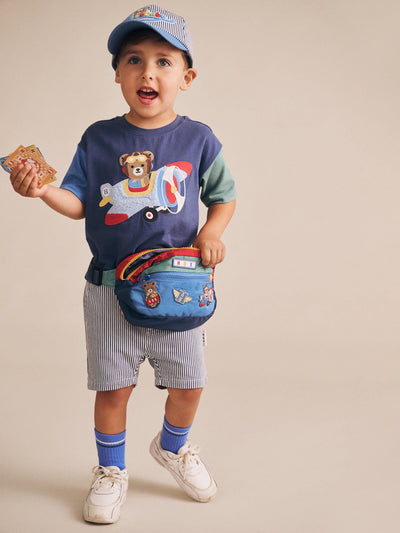 Huxbaby - Classic Stripe Chino Shorts - HB6157S25 Shorts Huxbaby 