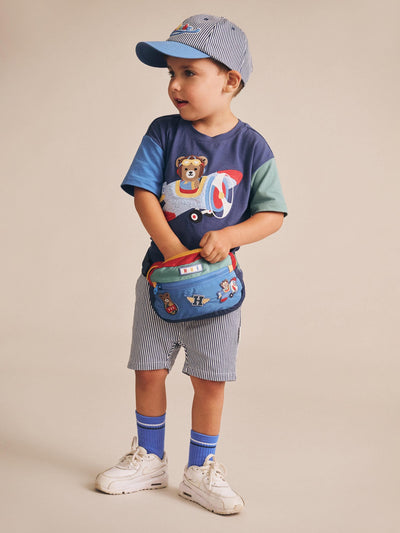 Huxbaby - Classic Stripe Chino Shorts - HB6157S25 Shorts Huxbaby 