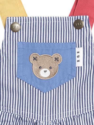 Huxbaby - Classic Stripe Short Overalls - HB0042S25 Overalls Huxbaby 